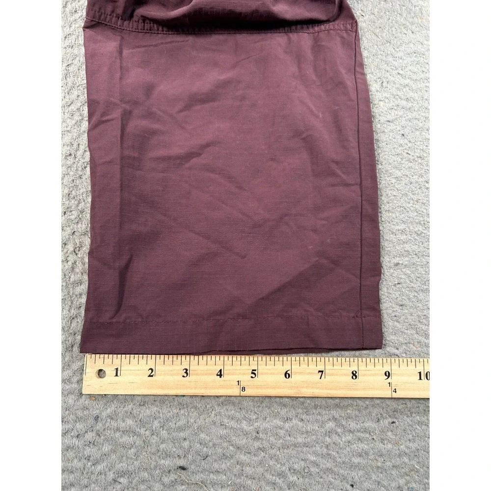 Bronze 56k Hard‎ Wear Pants Mens XL Red Baggy Nylon Cargo Track Pants